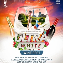 BOOM VIP ULTRA WHITE EVENT AND WINE FEST PROMO CD (Mixed by Strictly Business)