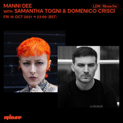 Manni Dee with Samantha Togni & Domenico Crisci - 15 October 2021