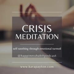 Episode 17 - Self-Soothing During Crisis Meditation