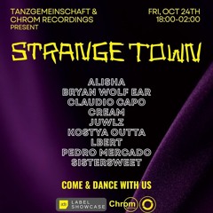 Pedro Mercado, live recorded @ ADE 2025 (Chrom X Tanzgemeinschaft X Strange Town, Friday 24/10/2025)