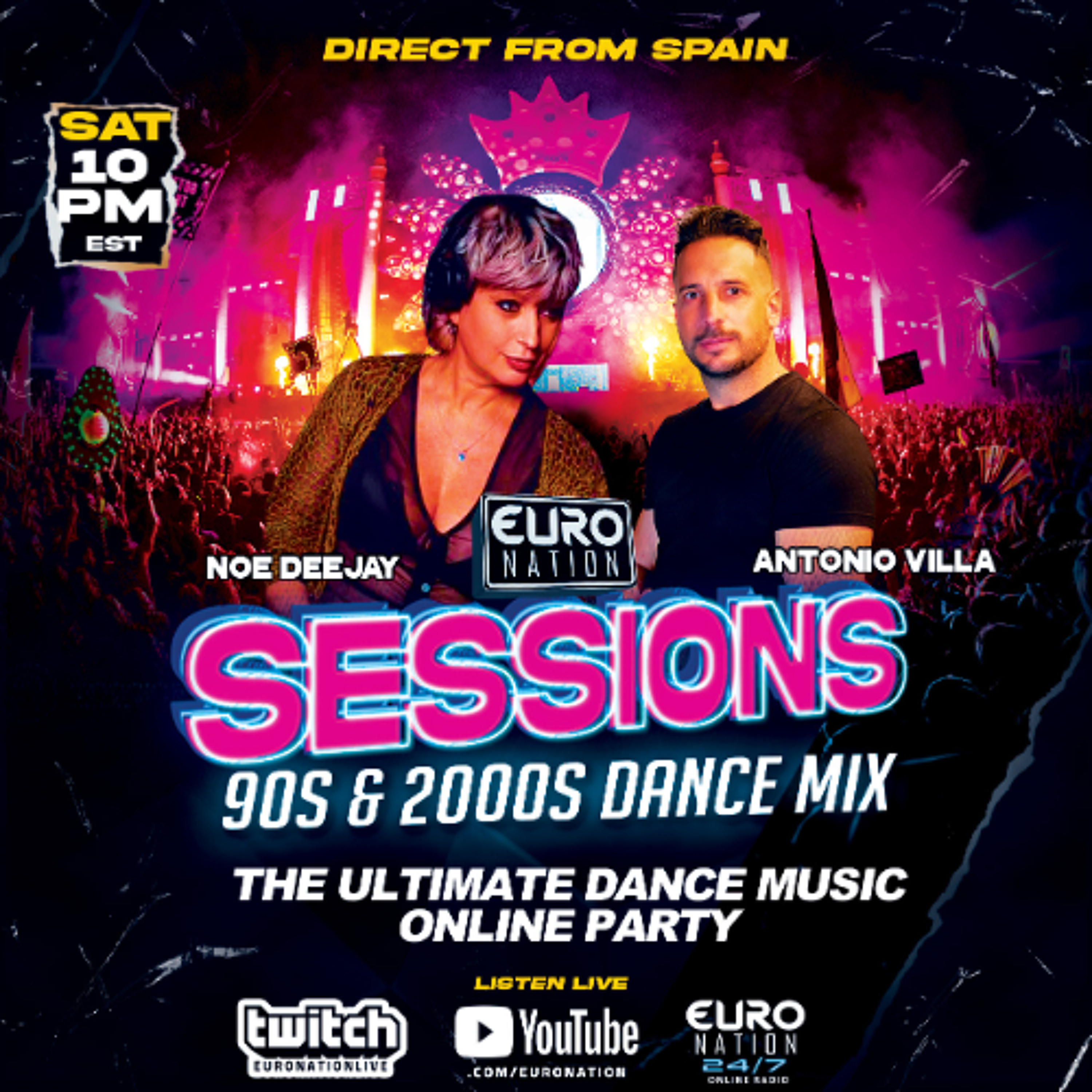 Euro Nation Sessions - Noe DJ x Antonio Villa From Spain episode artwork