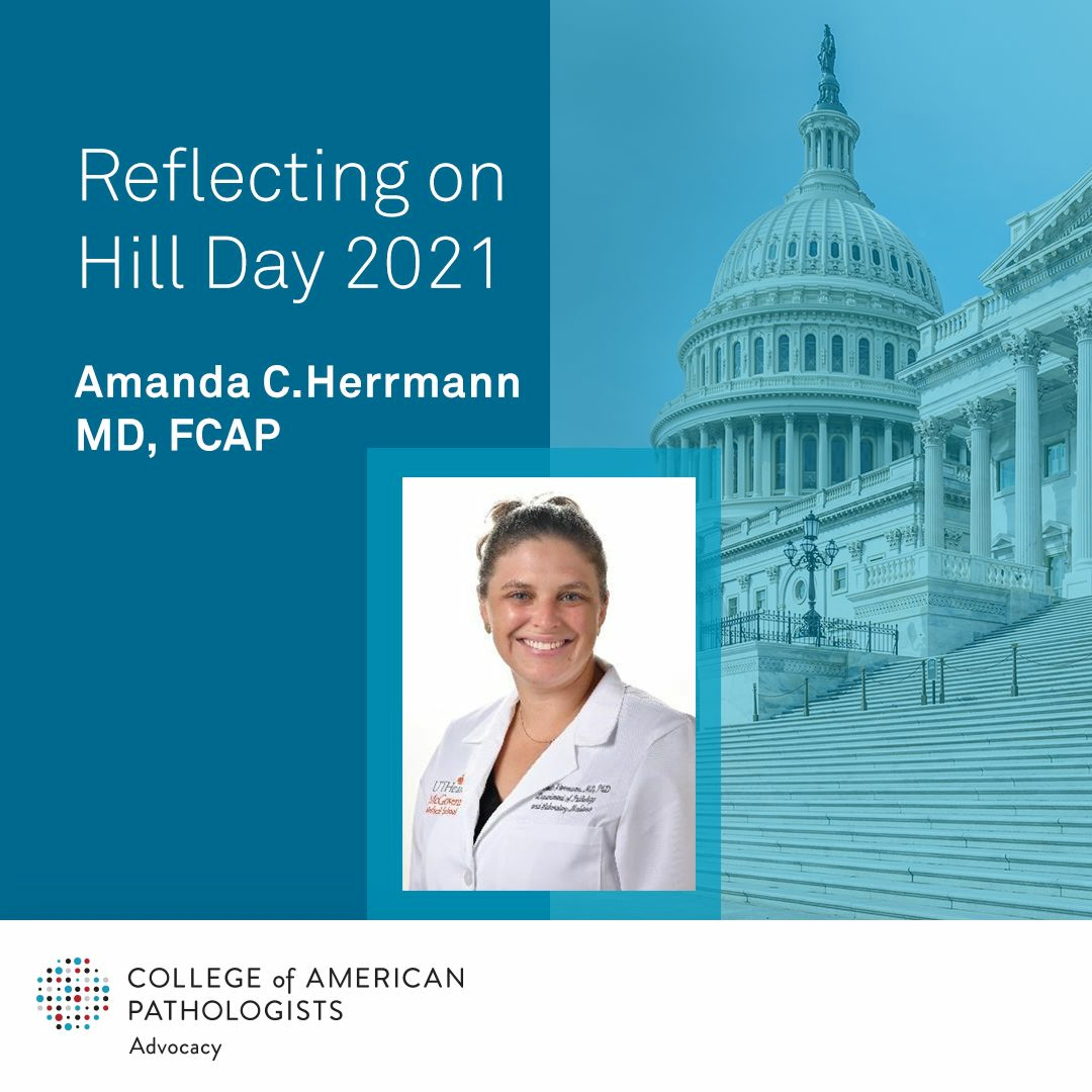 Reflections from CAP Hill Day with Amanda C. Herrmann, MD, FCAP episode artwork