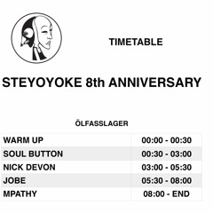 Steyoyoke 8th Anniversary | Berlin 6.03.2020.