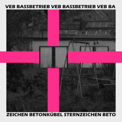 STERNZEICHEN BETONKÜBEL