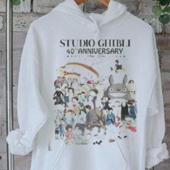 Studio Ghibli 40th Anniversary 1984 2024 Miyazaki Hayao Love Signature Shirt