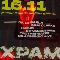 XPAM XI - Sam Clarke | November 16 / 2024
