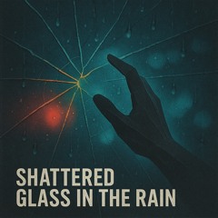 Shattered glass in the rain
