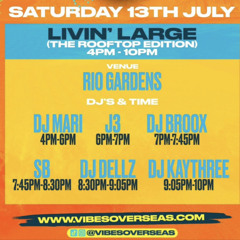 Live Audio: Vibes Overseas Rooftop Party (Dancehall) | @DJBroox Hosted By @DJMariUK