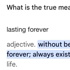 Eternally