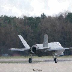 Lockheed Martin F35A jet - takeoff
