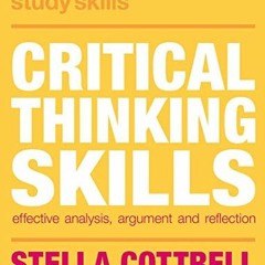 ❤️ Read Critical Thinking Skills: Effective Analysis, Argument and Reflection (Bloomsbury Study
