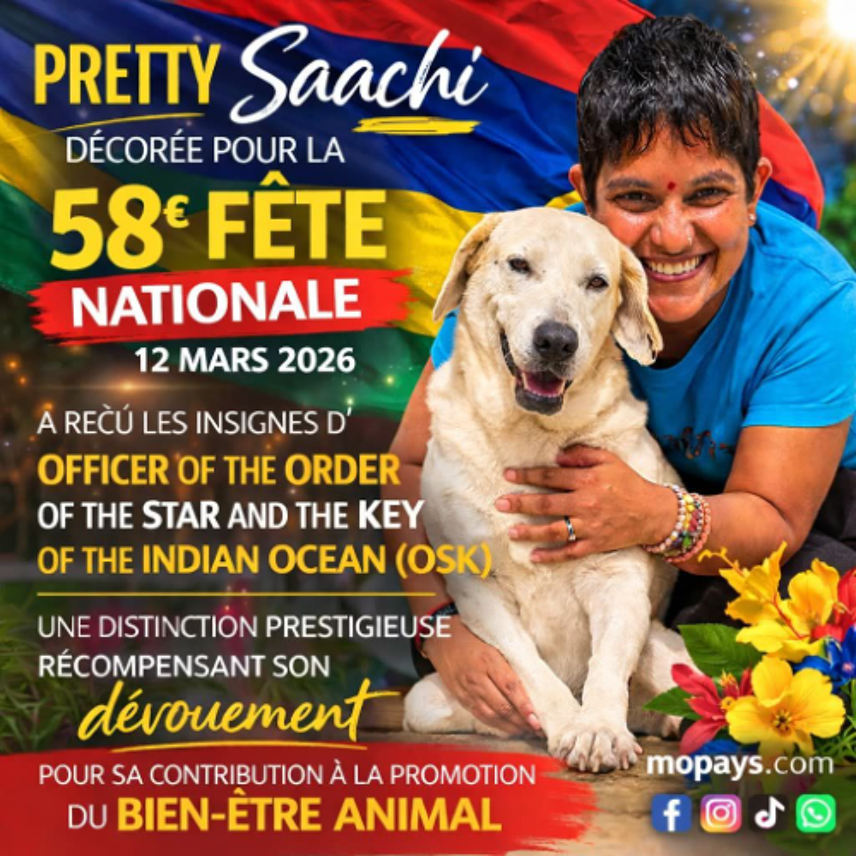Décorée lors des National Day Awards - Pretty Saachi : « Ma plus grande récompense, c’est de sauver la vie des animaux » episode artwork