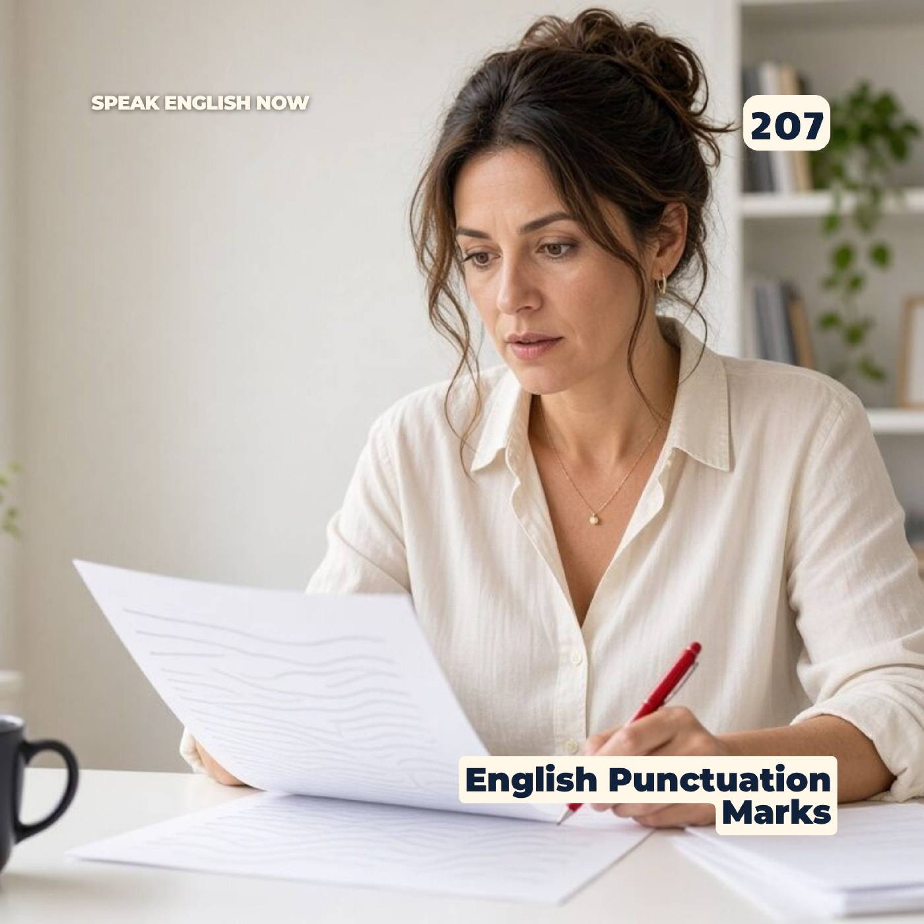 #207 English Punctuation Marks episode artwork