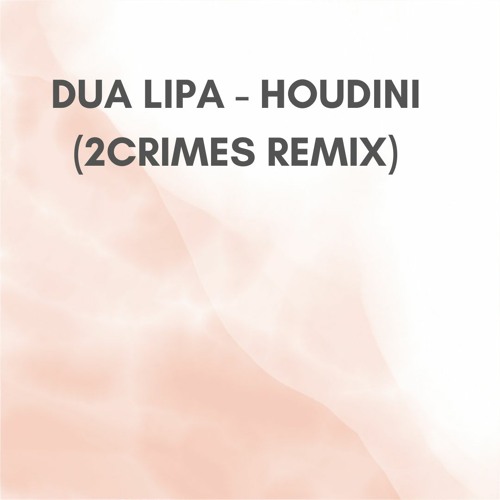 DUA LIPA - HOUDINI (2CRIMES REMIX)