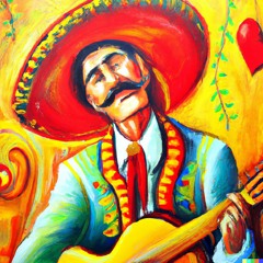 Desperado Por Amor: Allegro Music Transformer Composition [Violin-Guitar-Bass-Drums]