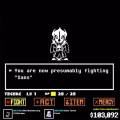 Song That Might Play When You Fight Sans but it loops, has a differant pitch, and fades out once it loops