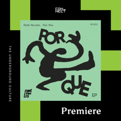 PREMIERE: Rods Novaes, Nik Ros - Porque [Not For Us Records]