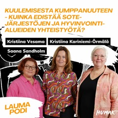 Kuulemisesta kumppanuuteen - Kuinka edistää sote-järjestöjen ja hyvinvointialueiden yhteistyötä?
