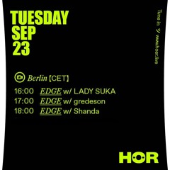 HÖR x EDGE Showcase - Round2