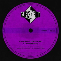 PREMIERE: Lebedev (RU), Jesusdapnk - No One Needs To Know [Closer To Truth]
