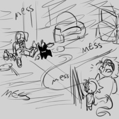 Down With The Jitters (Deltarune: The Other Puppet - Chapter 4 Ramb Cutscene Concept)