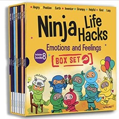 Ninja Life Hacks Emotions and Feelings 8 Book Box Set (Books 1-8: Angry, Inventor, Positive, Lazy, H