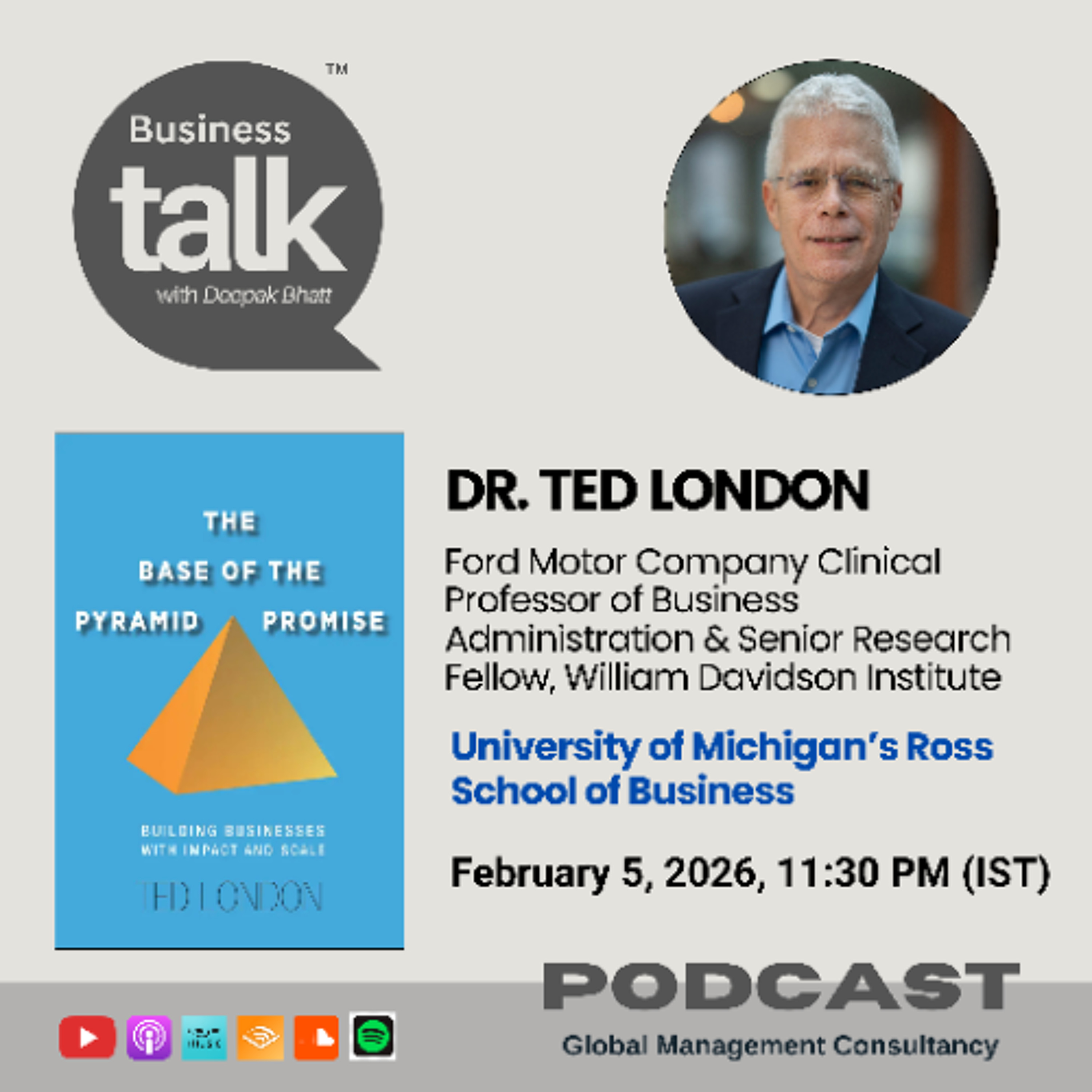 Fortune-Creating (Not Fortune-Finding): BoP Strategy with Prof. Ted London episode artwork