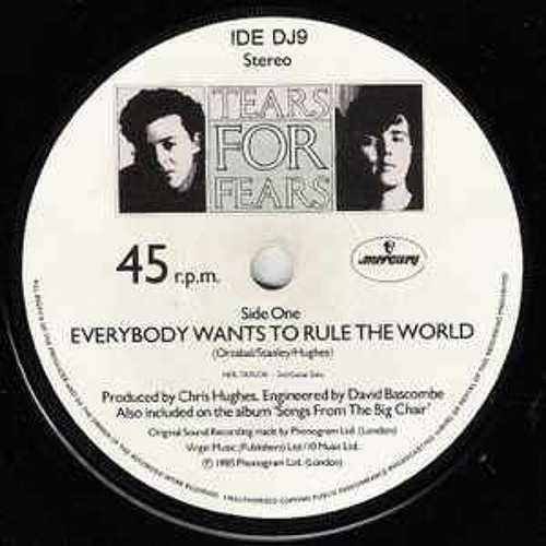 Tears For Fears - Everybody Wants To Rule The World, album, Tears for Fears,  single, song