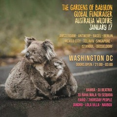 Farid @ The Gardens Of Babylon- Fundraiser For Australia. Washington D.C.