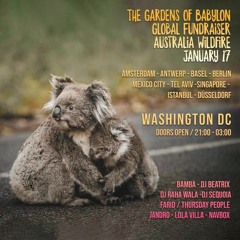 Farid @ The Gardens Of Babylon- Fundraiser For Australia. Washington D.C.