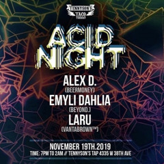 LARU - DJ Set Live@Acid Night (Tennyson's Tap; 19.11.2019)