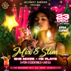 She Mixes - He Plays