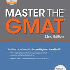 GET EBOOK 🎯 Master the GMAT, 22nd Edition by Peterson's KINDLE PDF EBOOK EPUB
