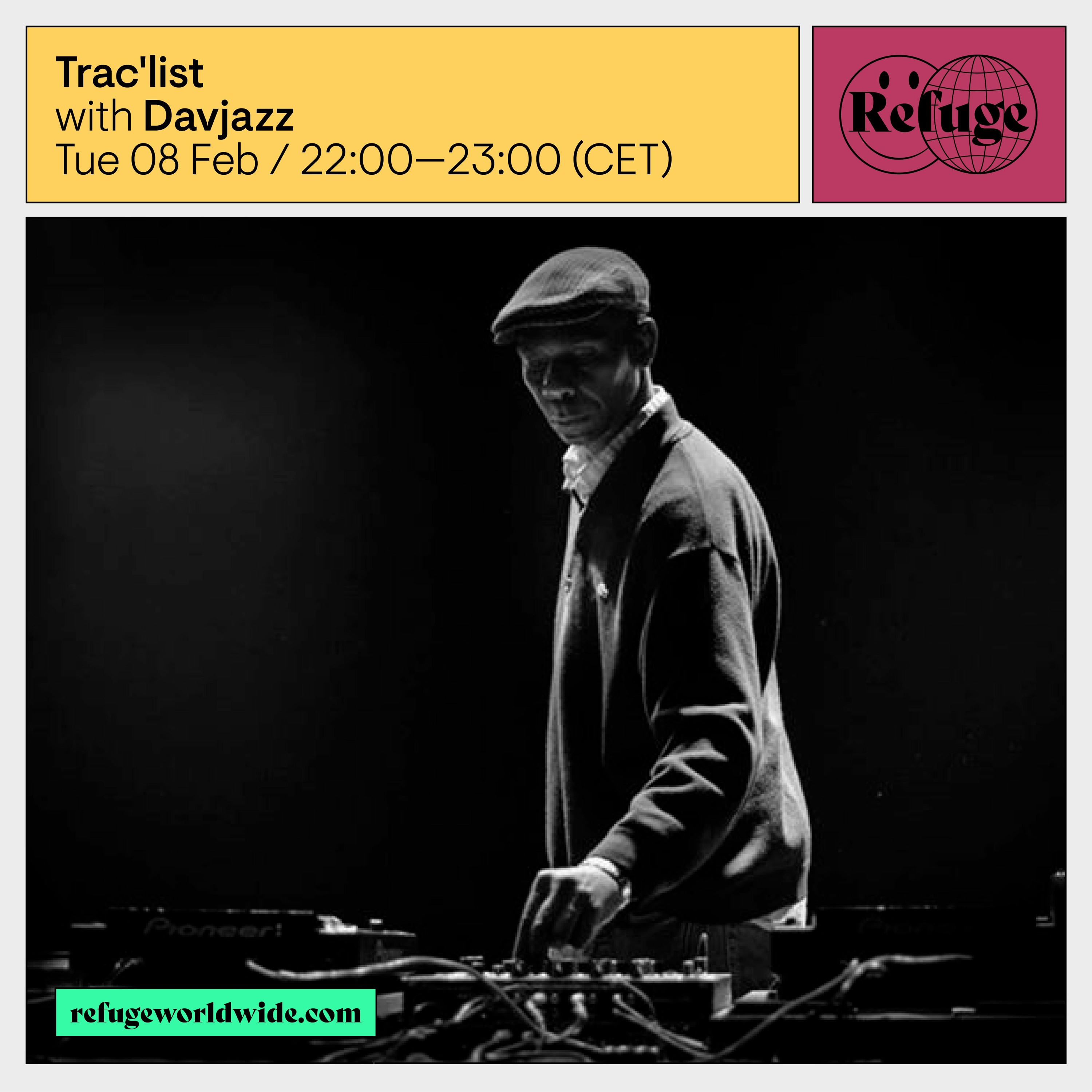 Davjazz - Trac'list x Refuge Worldwide episode artwork