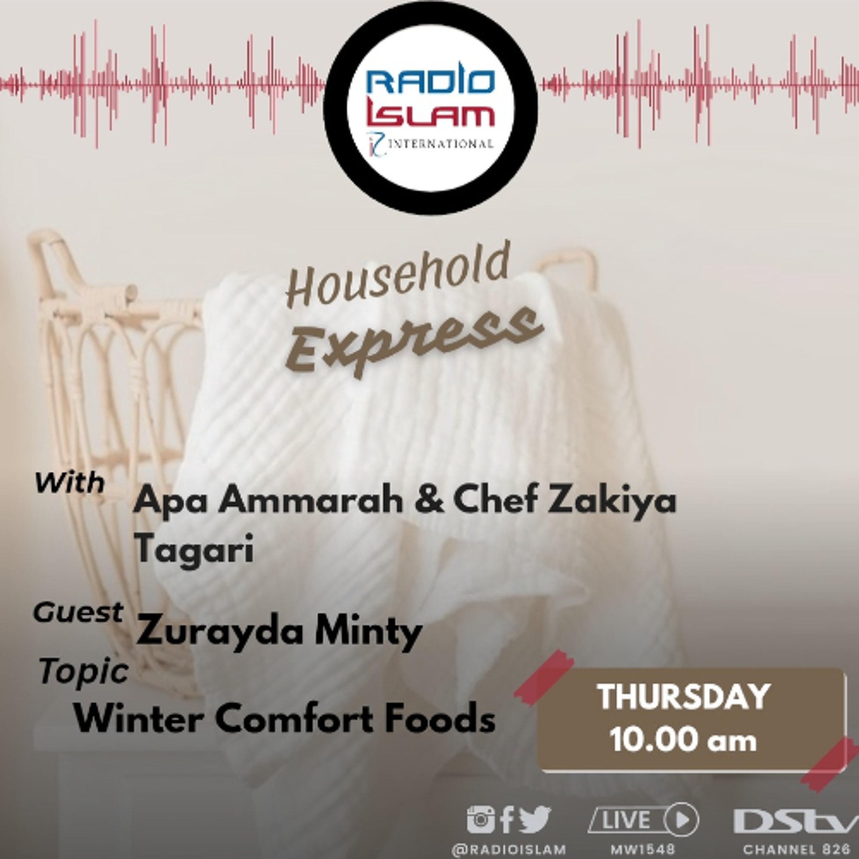 Household Express:Winter Comfort Food Guest Zurayda Minty