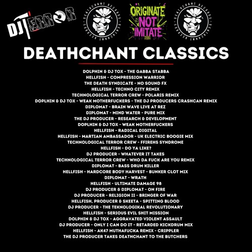 DJ TERROR / DEATHCHANT CLASSICS ON TOXIC SICKNESS / OCTOBER / 2025