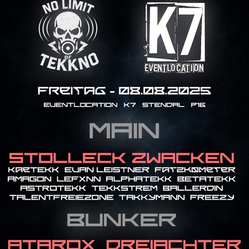 KÄTEKK_L!VE @K7 Stendal -NO LIMIT OF TEKKNO [Setcut]