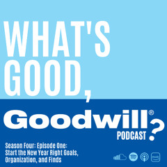 S4E1: Start the New Year Right: Goals, Organization, and Finds at Goodwill