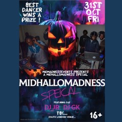 MIDHALLOMADNESS LIVE AUDIO | WARMUP SET | Afroswing |Bashment| Afrobeats |🎤DJ JR X DJ Huncho X DJ GK