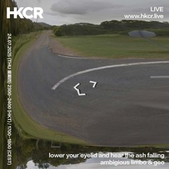 lower your eyelid and hear the ash falling - ambiguous limbo & geo - 24/07/2025