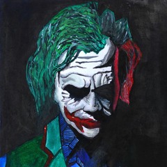 The Joker, painting by child artist Rithesh Shet