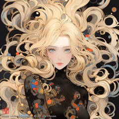 and more belov'd than they her auburn hair - #3980 (87R74 pc 556 left) by chair house 241106