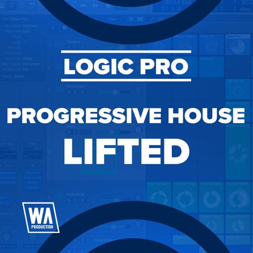 Progressive House Lifted  | Logic Pro X Template (+ Samples, Stems & Serum)