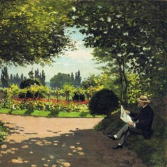 "Erwartung im Garten" von René Schickele (1883 - 1940)