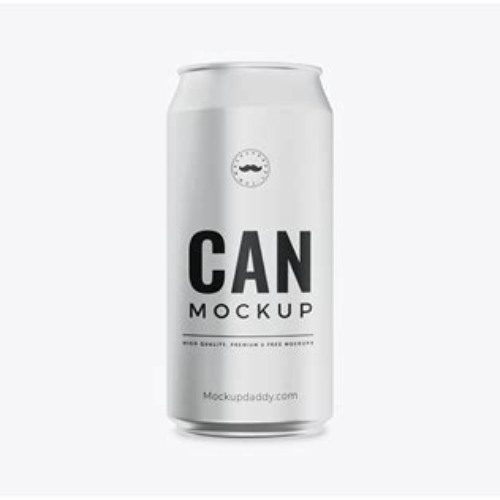 Free Can Mockup Kostenlos Downloaden