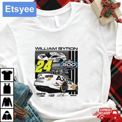William Byron 24 Daytona 500 Champion Siganture T-Shirt