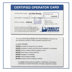 Certified Forklift Driver (Prod. Rollie)