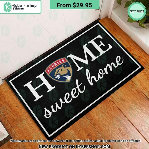 Florida Panthers Home Sweet Home Doormat