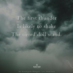 The First Thunder (naviarhaiku531)