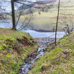 Walking in the Ladybower Reservoir - Stream into large rivers